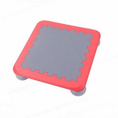 Red Mini Trampoline For Kids Sensory Trampoline Bouncing Board With Non Sli JHSI