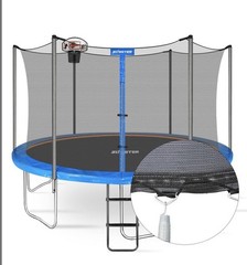Trampoline Replacement Safety Net Enclosure 14 Ft 6 Straight Pole Net Only
