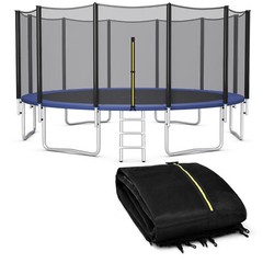 16′ Trampoline Safety Net Replacement Protection Enclosure Net for 12 Poles