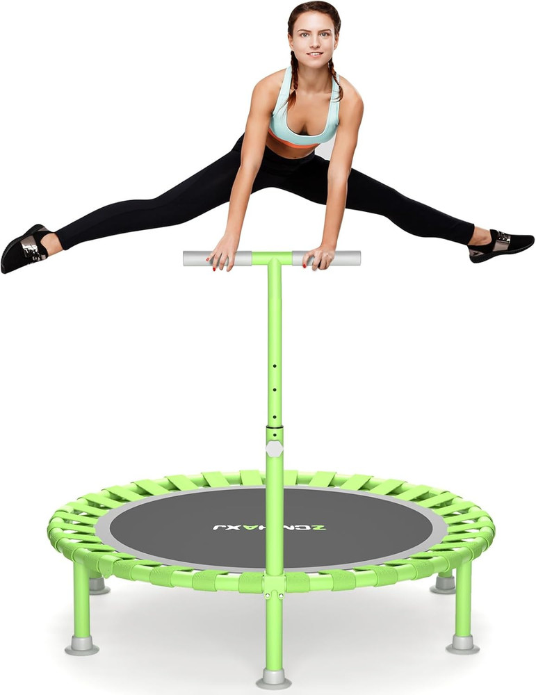 Foldable Mini Trampoline, 40″ Rebounder Trampoline for Adults & Kids, 450Lbs Cap