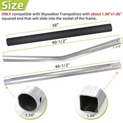 Trampoline Poles Replacement for Skywalker,Galvanized Steel