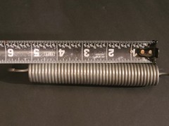 (LOT OF 1) Trampoline 7″ Long Heavy Duty Steel Replacement Spring 1″ Diameter