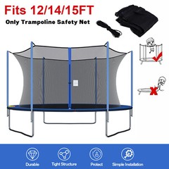 Trampoline Replacement Pad Safety Net Round Trampoline Mat Fit 12/13/14/15 FT