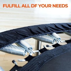 72 Pieces Trampoline Springs Replacement with T-Hook Heavy Duty Stainless Steel