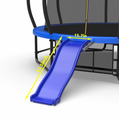 Universal Plastic Trampoline Slide Blue for children 3+ years old