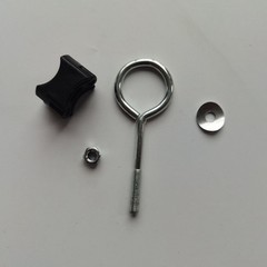 4Pcs Reusable Trampoline Screws Silver Professional Outdoor Fixing Accessories