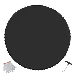 VEVOR Replacement Trampoline Mat Fits 12ft Frame 72 V-Rings 5.5″ Spring Length