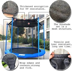 Trampoline Shade Cover, Trampoline Cover for 8FT 10FT 12FT 14FT 16FT Straight…