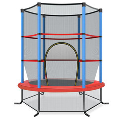 Ø165cm garden trampoline with safety net trampoline up to 135kg load capacity