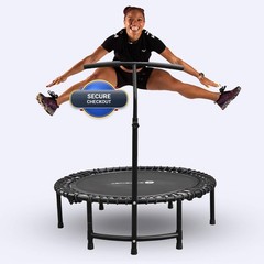 Gymenist Fitness Trampoline For Adults And Kids Indoor Rebounder Exercise