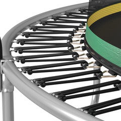 YC 6FT Spring free no Gap Trampoline Kids Trampoline Outdoor Indoor Trampoline