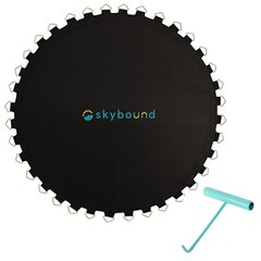 SkyBound 147″ Trampoline Mat w/ 72 V-Rings for BouncePro – TR-146STS-GN