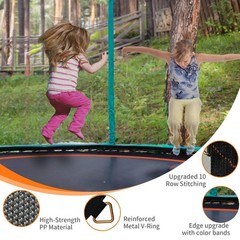 Trampoline Mat Replacement，Fits 14ft Trampline Frame，Jumping Mat w