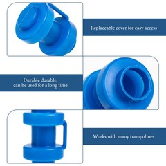 10Pcs Reusable Blue PP Trampoline End Caps Safety Net Covers