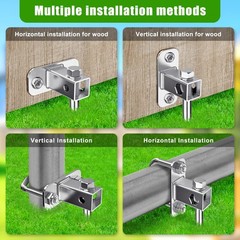 4 Pack 17″ Ground Anchors Screw in Trampoline Anchors Kits 2.8″ Wide Tapered …