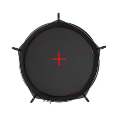 YC 12FT Trampoline Pumpkin Durable Outdoor Trampoline with 5 pcs Poles for Kids