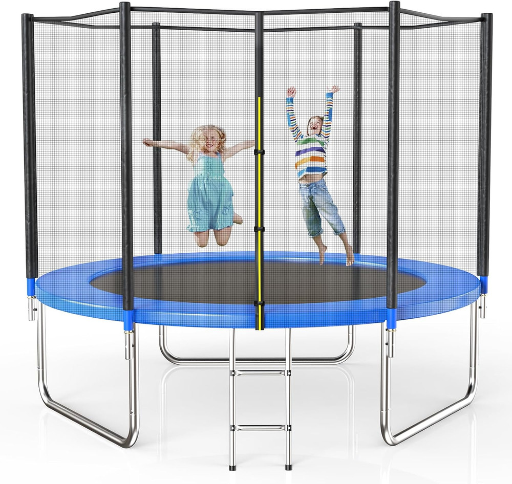Trampoline with Safety Net for Kids Outdoor 8FT-15FT ASTM 400LBS