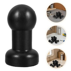 12Pcs Durable Plastic Trampoline Enclosure Post Caps Black Safety Ball Design