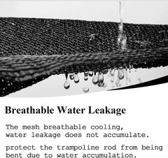 Trampoline Shade Cover, Trampoline Cover for 8FT 10FT 12FT 14FT 16FT Straight…