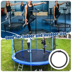 20Pcs Trampoline Replacement Bungee Cords, Black Elastic Trampoline Ropes with