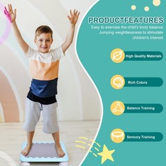 Kids Trampoline 26″ Rebound Mini Bouncing Bed For Toddlers Sensory Training Toy