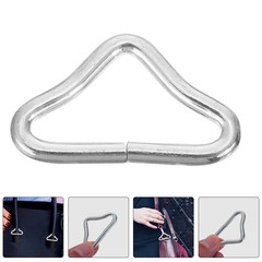50Pcs Professional Triangle Ring Buckles Durable Trampoline Accessories