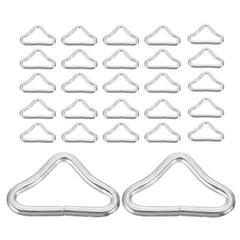 50 Pcs Replacement Trampoline Triangle Buckle Pole Caps Spare Parts