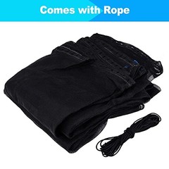 Trampoline Net Replacement, 12ft 13ft 14ft 15ft Round Frame 14 feet – 6 Poles