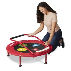 Radio Flyer Game Time Trampoline Mini Trampoline For Toddlers Ages 3-6 Years