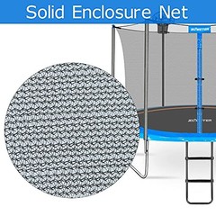Zoomster Trampoline Enclosure Net with Pole 14FT Trampoline Net with Pole Cap