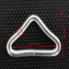 10pcs/Pack Trampoline Mat Triangular Rings Buckles Universals Fit Rings V-Rings