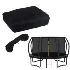 Trampoline Safety Net Fits 10 12 14FT 8 Curved Pole Top Ring Replacement Only