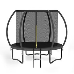 Nattork 8FT/12FT/14FT Outdoor Trampoline with Safety Enclosure Net and Ladder