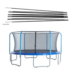 Round Trampoline Replacement Fiberglass Rods, Enclosure Net Fiber Glass Top Ring