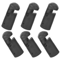 6Pcs Trampoline Pole Enclosure Covers Durable Reusable Plastic for Outdoor Use