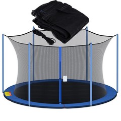 NONMON Trampoline Net Replacement 12-15ft Round UV Resistant