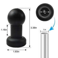 1 Diameter Trampoline Enclosure Pole Caps for Net Hook, Only Fit in 25mm1 inc…
