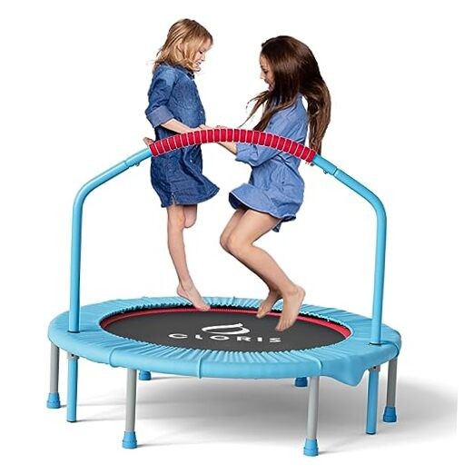38in/48in Folding Trampoline – Max Load 220lbs / 450lbs Trampoline Rebounder