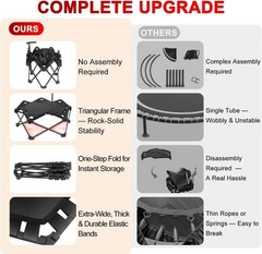 Mini Trampoline One-Step Fold & Open 42″ Rebounder Trampoline Foldable