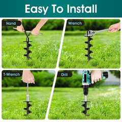 Heavy Duty Ground Anchors ScrewIn Trampoline Tent Stakes High Wind Carport
