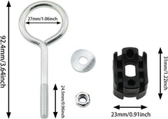 4PCS Trampoline Accessories Trampoline Screws Trampoline Replacement Parts Ju…