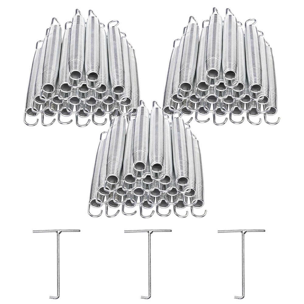 8.25inch Trampoline Springs Heavy Duty Galvanized Steel Replacement (Pack of 80)