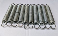Heavy-duty galvanized steel springs for large trampoline 10pk – 6.5″ Gently Used
