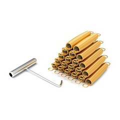 3.5″, 5.5″, 6.5″, 7″ Trampoline Springs with Free T-Hooks, 7.0inch 20