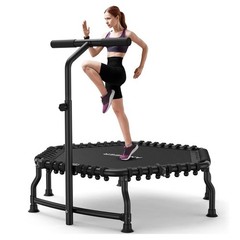50″ Trampoline Home Exercise Bungee Jumping Cardio Trainer Workout for Adults~