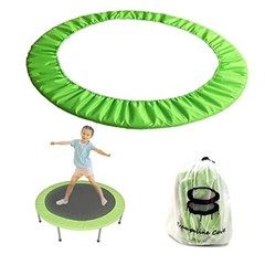 Mini Trampoline Spring Cover 36 Inch Small Trampoline Safety Pad for 6 GREEN