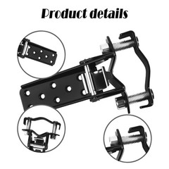 2PCS Foldable Motorcycle Foot Pegs,2026 Upgraded Clamp-On Motorcycle Foot
