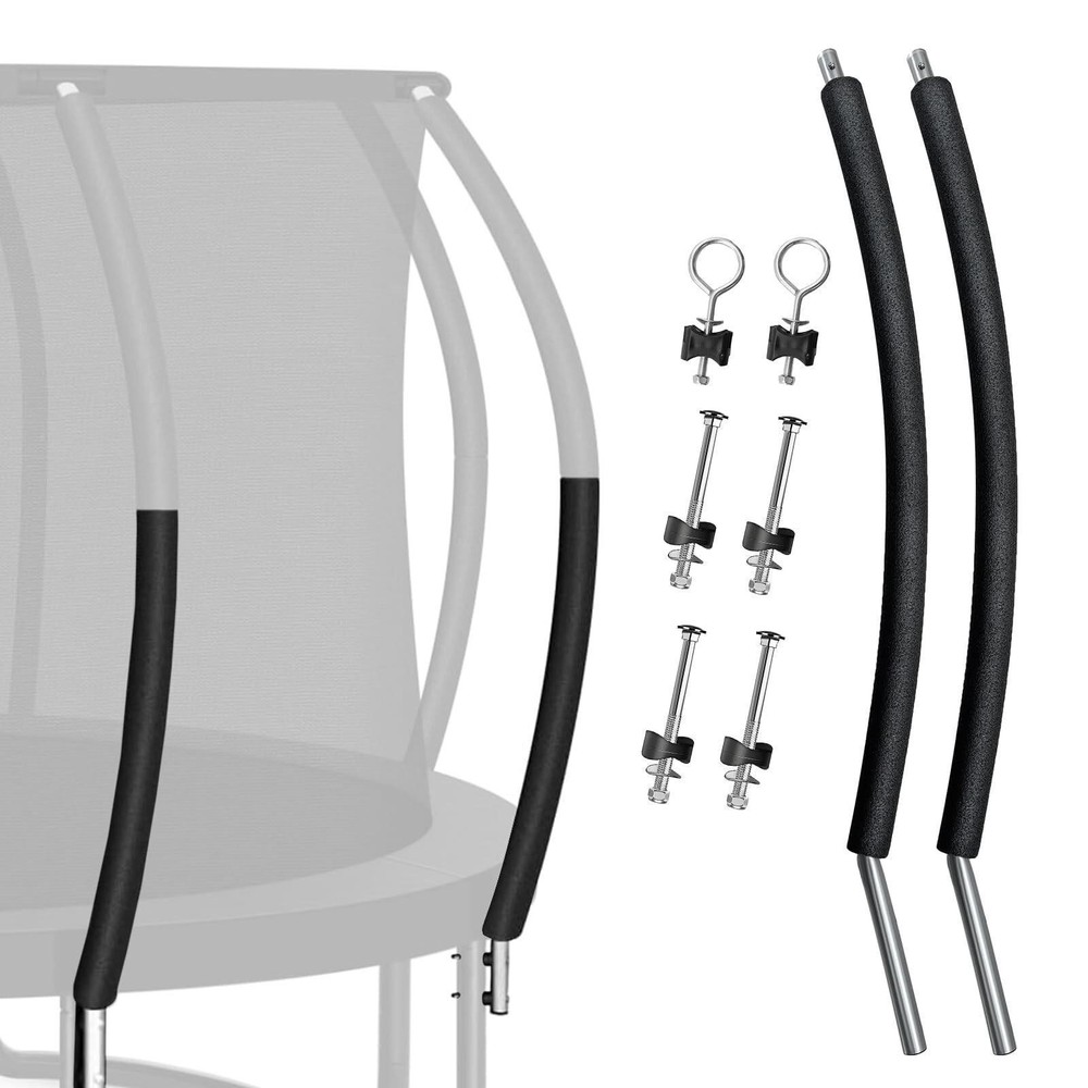 ⚙️ Universal Trampoline Replacement Curved Net Pole Curved Pole Kit for 12-16ft