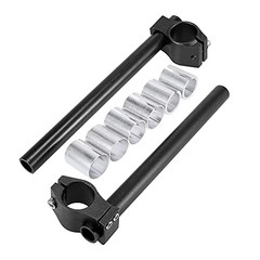 7/8” Motorcycle CNC Handlebar Adjustable 33MM Fork Tube Handle Bar Black