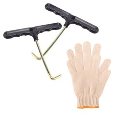 2 Pack Trampoline Spring Puller with Cotton Gloves, Heavy Duty Adjustment…